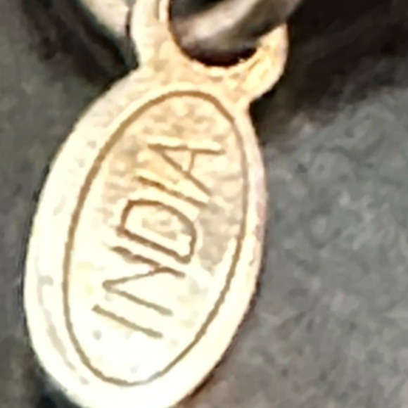 925 Sterling and Beaded 23” Necklace Made in India - Picture 3 of 6